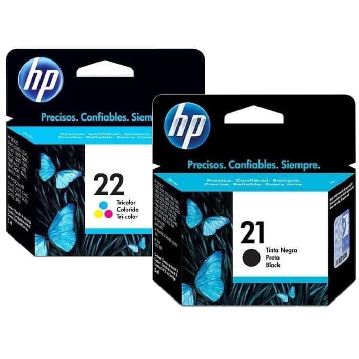 HP 21 Black & 22 Color (2 Voto)