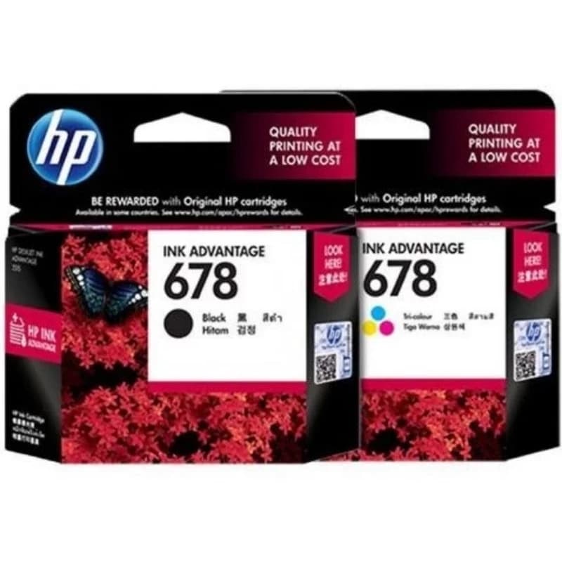 HP 678 Black & 678 Color (2 Voto)