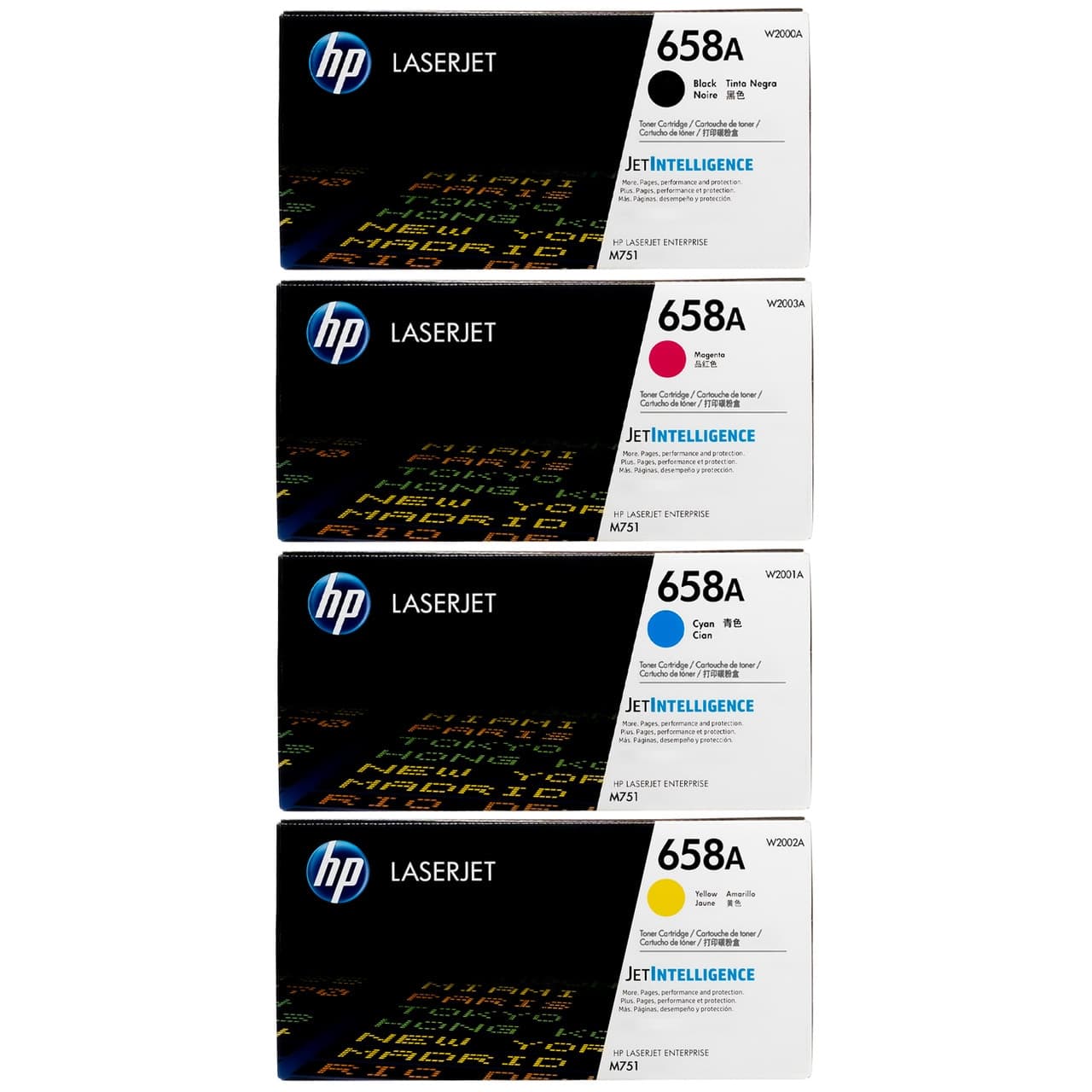HP 658A Black & Color Set (4 Voto)